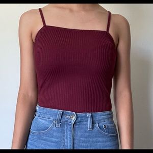 Burgundy Bodysuit